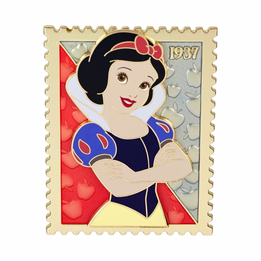 Disney Royal Stamp Snow White Collectible Pin IN HAND